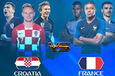 مسیر صعود تیم های فرانسه و کرواسی تا مرحله فینال جام جهانی